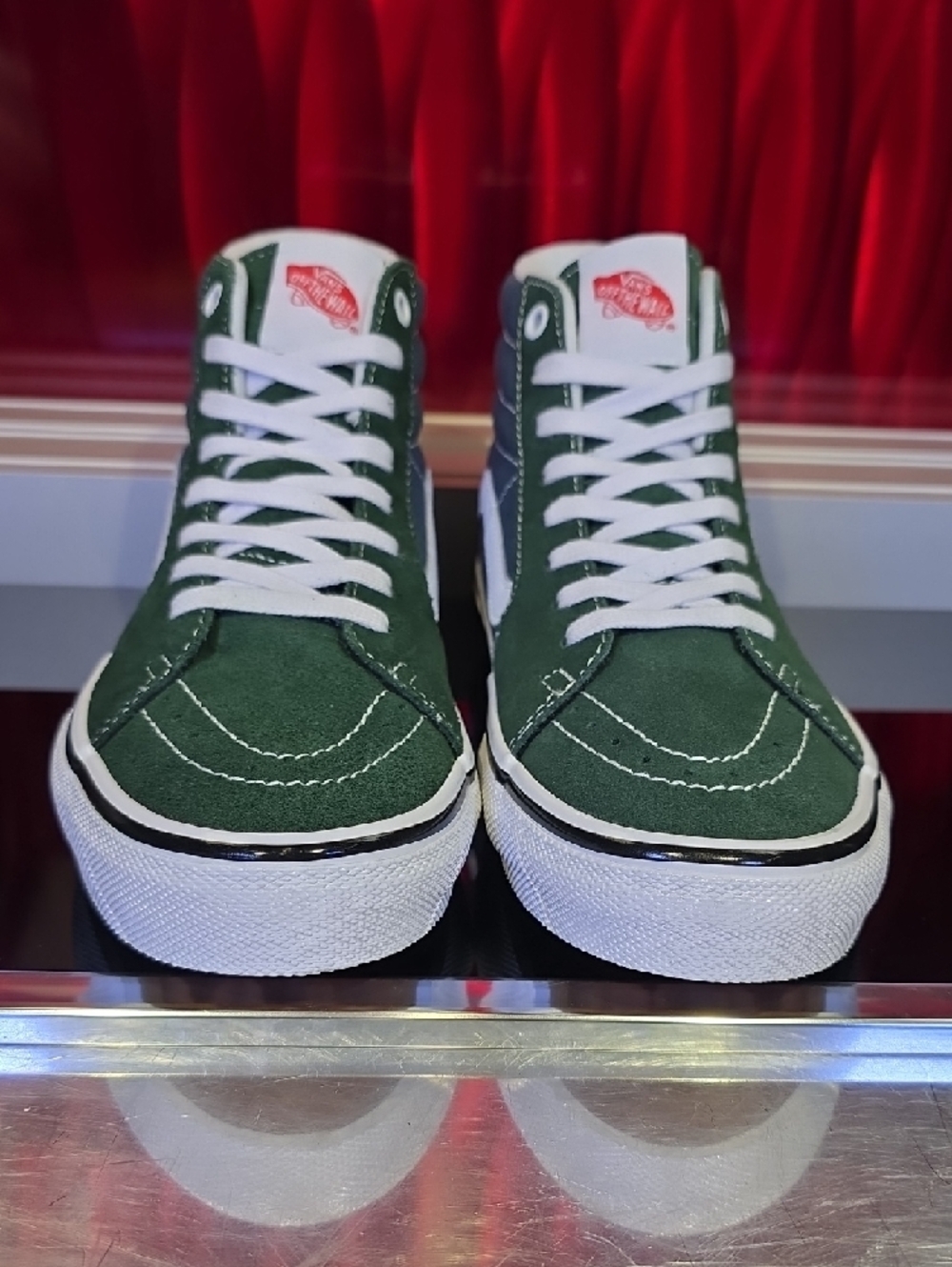 Vans Skate Sk8-Hi Mountain View Green Blue Men’s 8 Women’s 9.5 High Top Skate